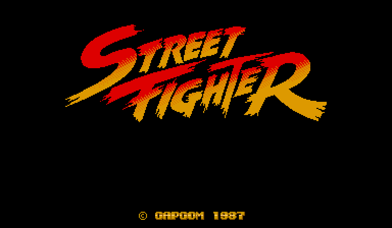 Arcade title screen.