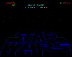 Star Wars (Atari) title screen.