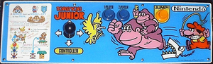 Donkey Kong Junior control panel.
