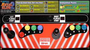 Metal Slug 2 control panel.