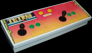 Tetris Plus control panel.