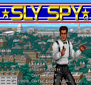 Sly Spy title screen.