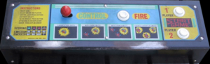 Galaxian control panel.