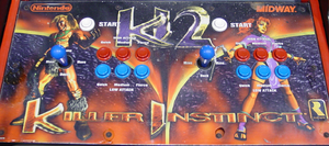 Killer Instinct 2 control panel.