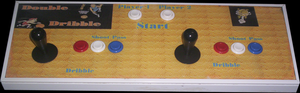 Double Dribble control panel.