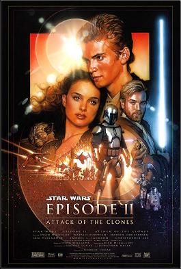 Star Wars: Episode II - Attack of the Clones movie poster.