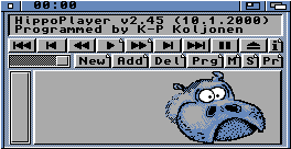 HippoPlayer main panel