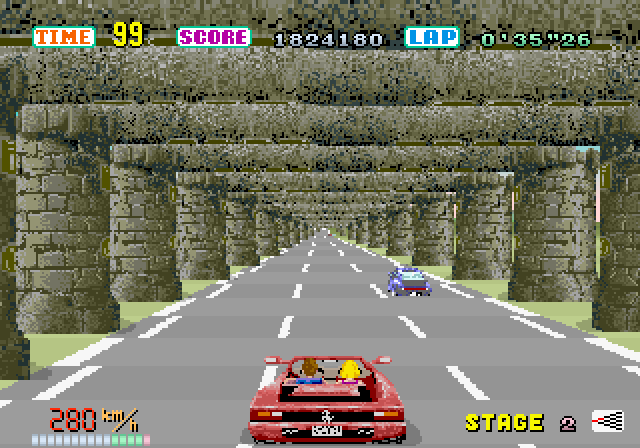 Arcade Gateway stage screen.