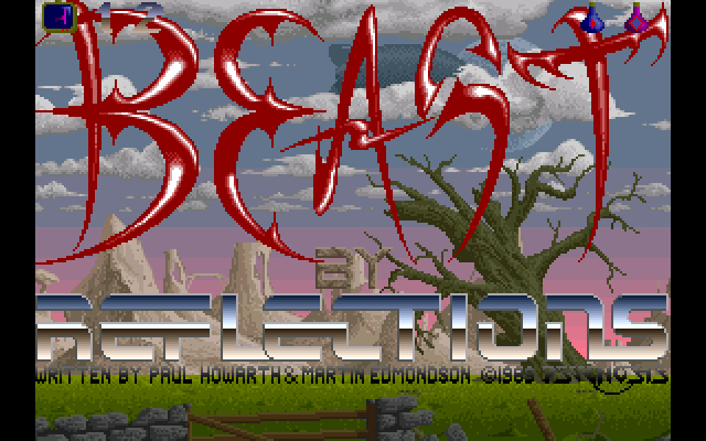 Amiga intro screen.