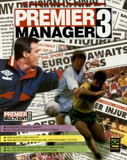 Premier Manager 3 (AGA) box scan