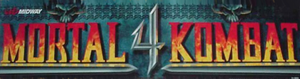 Mortal Kombat 4 marquee.