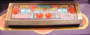 Pinball Action control panel.