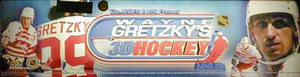 Wayne Gretzky's 3D Hockey marquee.