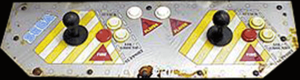 Scramble Spirits control panel.