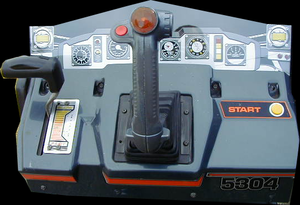 Thunder Blade control panel.