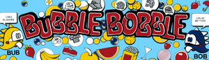 Bubble Bobble marquee.