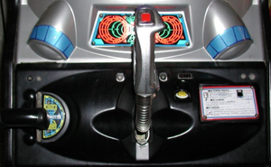 After Burner II control panel.