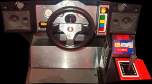 Daytona USA control panel.
