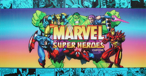 Marvel Super Heroes marquee.