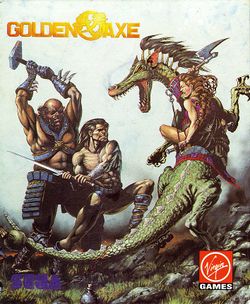 Golden Axe box scan