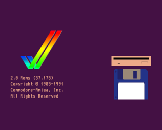 Kickstart 2.0 boot screen