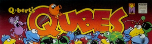 Q*bert's Qubes marquee.