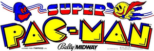 Super Pac-Man marquee.