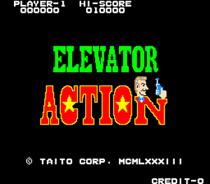 Elevator Action title.