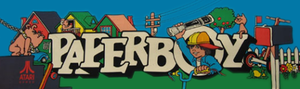 Paperboy marquee.
