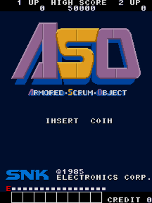 ASO title screen.