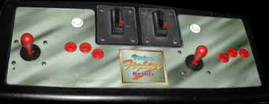 Virtua Fighter Remix control panel.