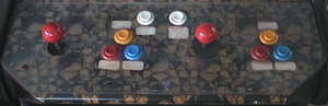 Golden Axe control panel.