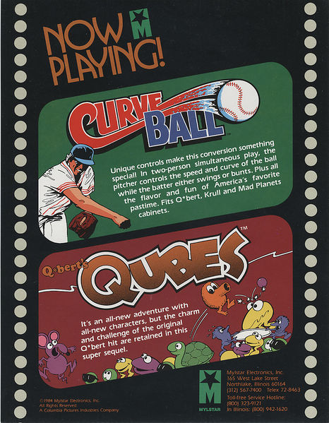 File:Curve Ball & Q*bert's Qubes (flyer).jpg