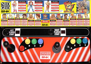 Fatal Fury Special control panel.