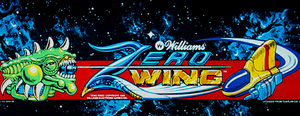 Zero Wing marquee.