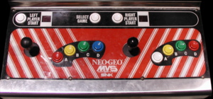 Neo-Geo control panel.