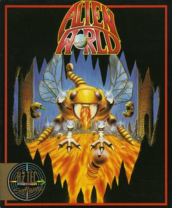 Alien World box scan