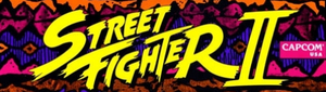 Street Fighter II marquee.
