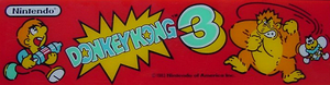 Donkey Kong 3 marquee.