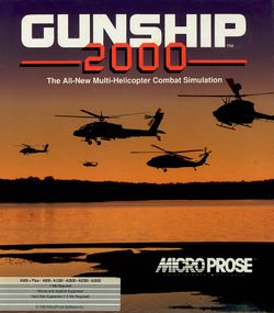 Gunship 2000 box scan