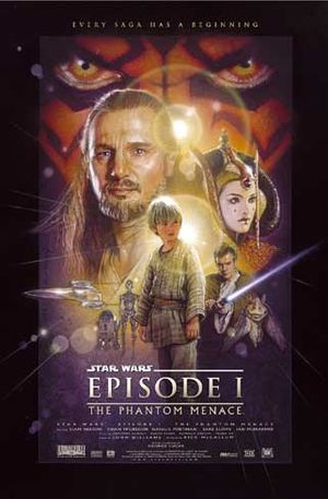 Star Wars: Episode I - The Phantom Menace movie poster.