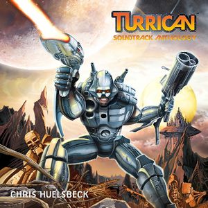 One of the Turrican Soundtrack Anthology album covers.