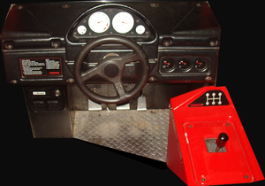 Ridge Racer control panel.