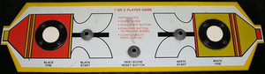 Canyon Bomber control panel.
