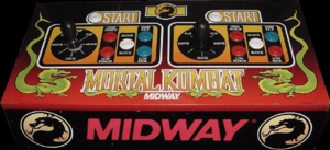 Mortal Kombat control panel.