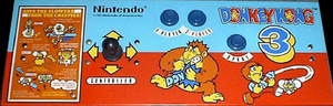 Donkey Kong 3 control panel.