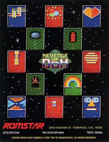 File:Arkanoid - Revenge of DOH (flyer) (Romstar).jpg