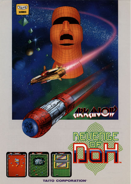 File:Arkanoid - Revenge of DOH (flyer).jpg