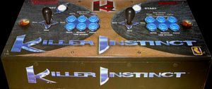 Killer Instinct control panel.