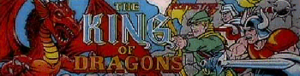 The King of Dragons marquee.